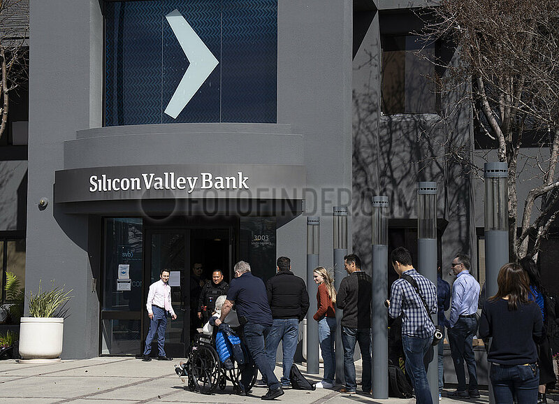 US-amerikanisches Kalifornien-Silicon Valley Bank