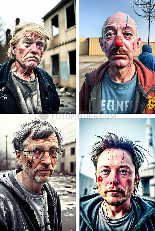 AI text to image Poverty in America