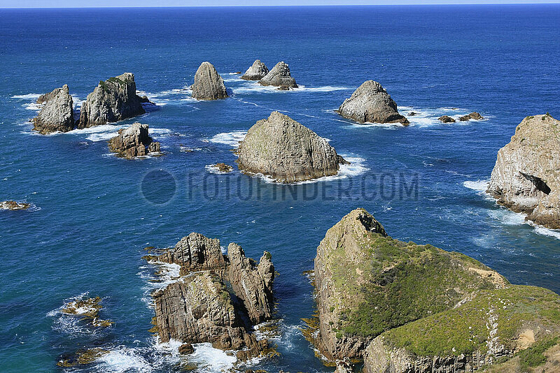 The Nuggets am Nugget Point in Neuseeland