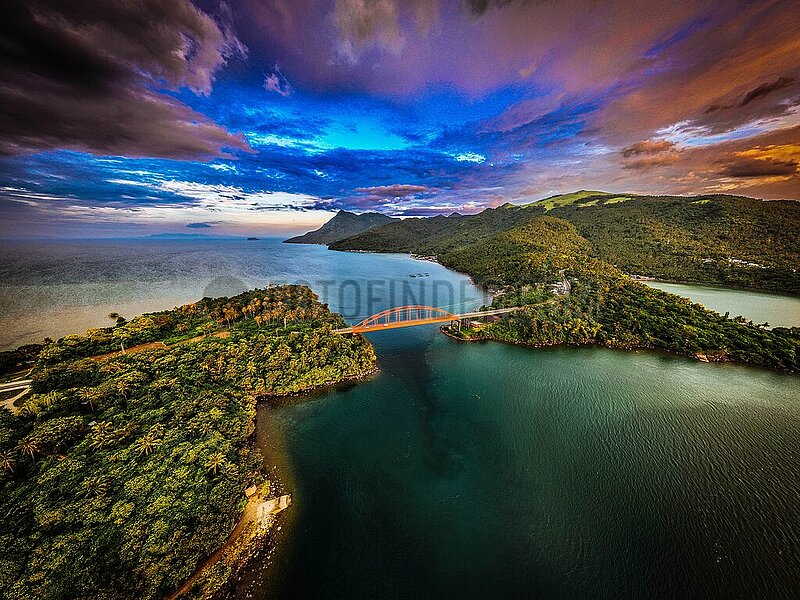 Drohnenaufnhame von Biliran Island