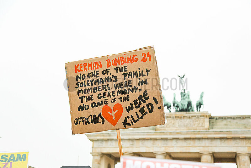 Iran Demo in Berlin