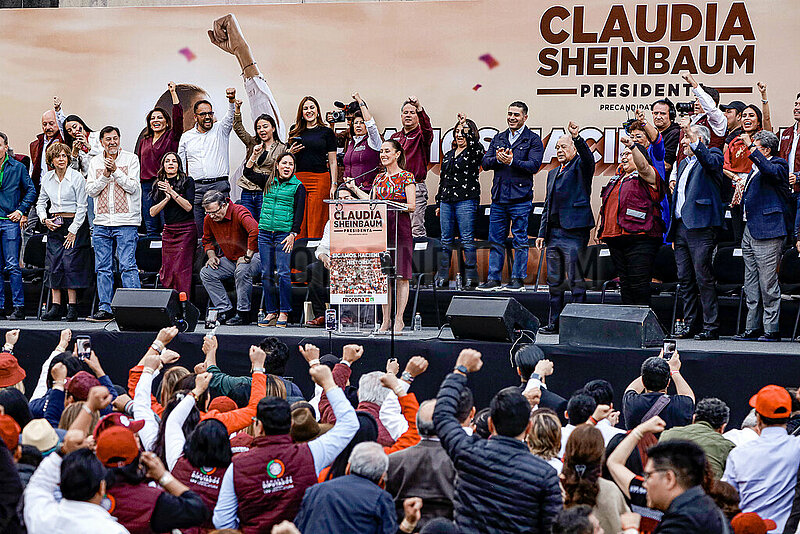 Mexico’s Presidential Candidate Claudia Sheinbaum in Closing Pre Campaign Rally