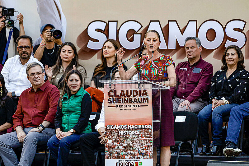 Mexico’s Presidential Candidate Claudia Sheinbaum in Closing Pre Campaign Rally