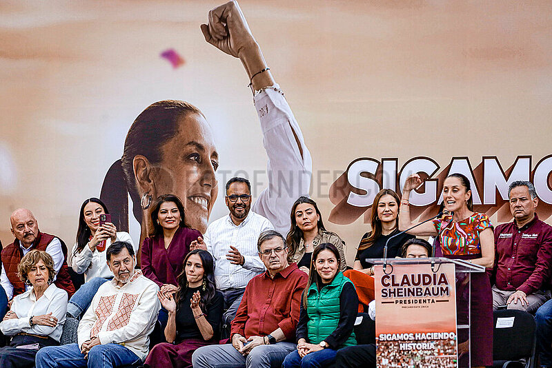 Mexico’s Presidential Candidate Claudia Sheinbaum in Closing Pre Campaign Rally