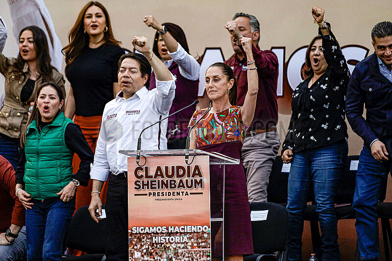 Mexico’s Presidential Candidate Claudia Sheinbaum in Closing Pre Campaign Rally