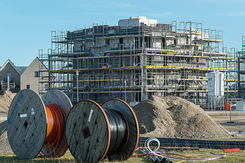 Baustelle in Schleswig