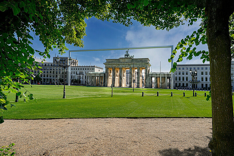 Fanmeile am Brandenburger Tor in Berlin