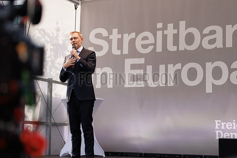 Europwahlkampf-Endspurt der FDP in Düsseldorf