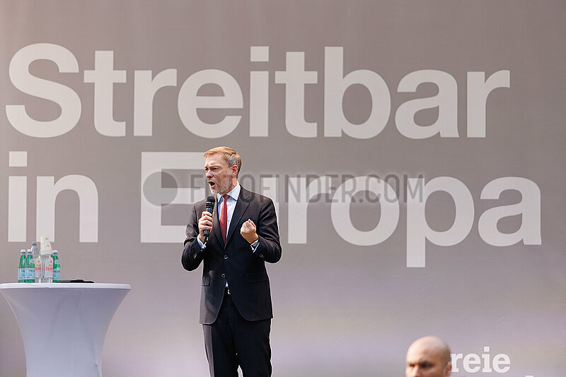 Europwahlkampf-Endspurt der FDP in Düsseldorf