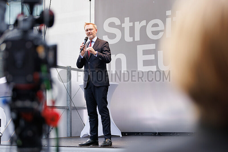 Europwahlkampf-Endspurt der FDP in Düsseldorf