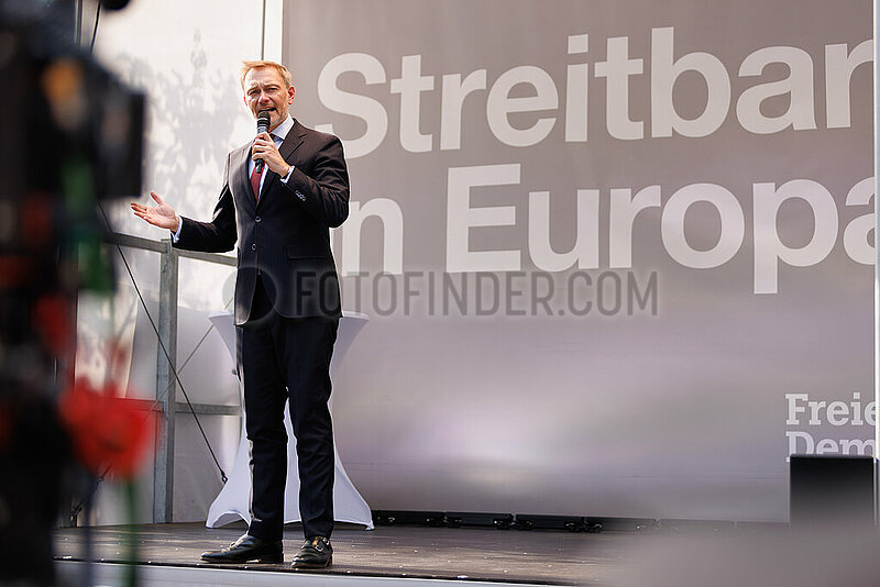 Europwahlkampf-Endspurt der FDP in Düsseldorf