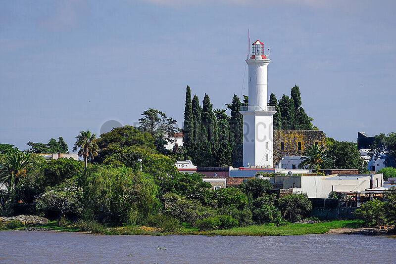 Leuchtturm,  Rio de la Plata,  Colonia del Sacramento,  Colonia,  Uruguay