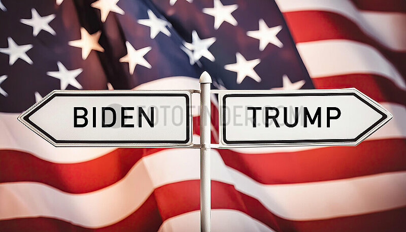 Biden und Trump im Wahlkampf