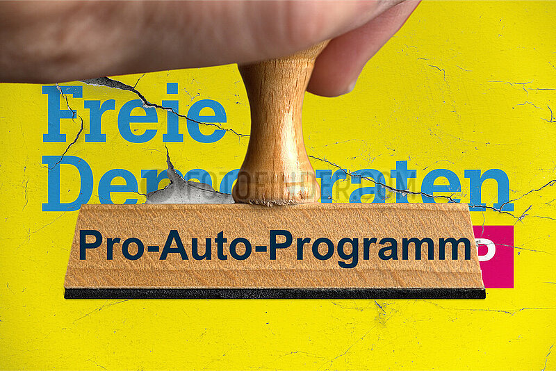 Symbolischer Stempel Pro-Auto-Programm