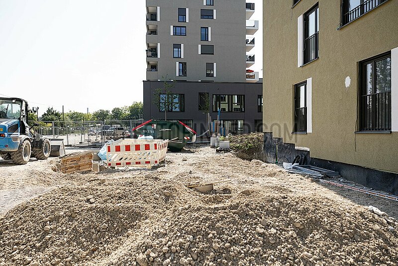 Begrüßung der ersten Mieter der Beamtencity in München