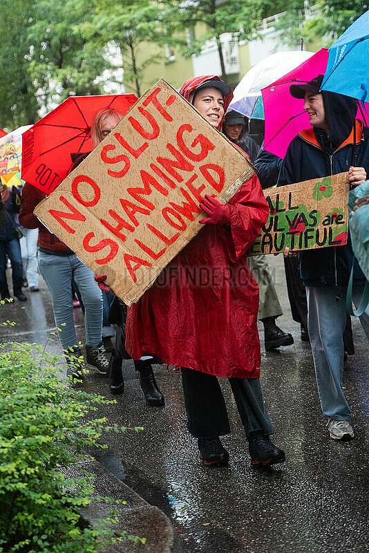 Sluktwalk Demonstration in München 2024