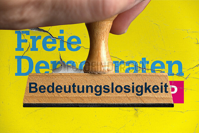 Symbolischer Stempel Bedeutungslosigkeit