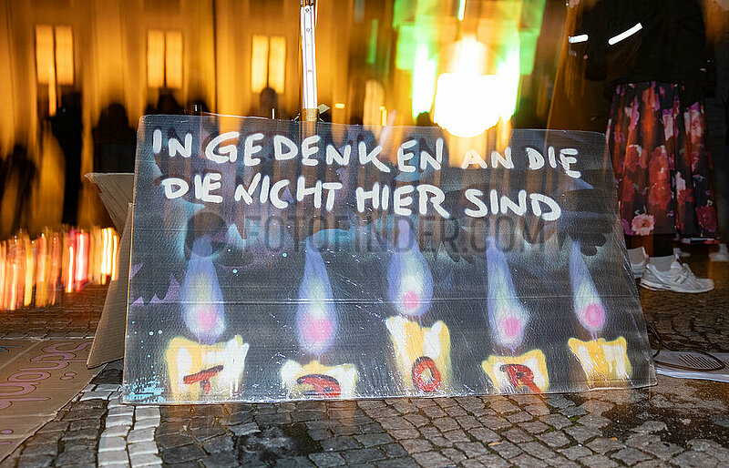 Protest zum Trans Day Of Remembrance in München