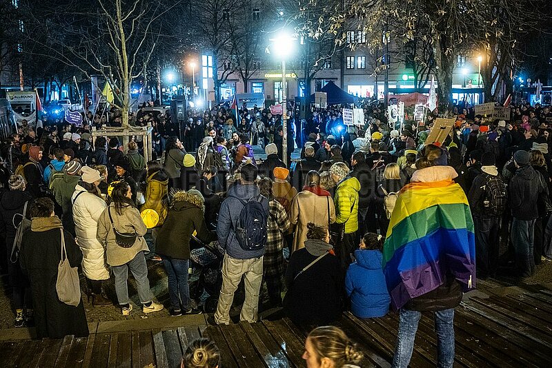 Demonstration gegen patriarchale Gewalt an FLINTA in München