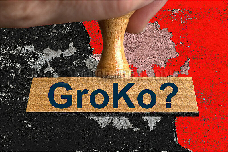 Symbolischer Stempel GroKo?