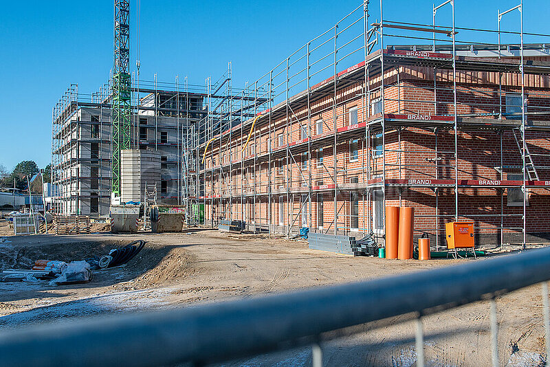 Baustelle in Schleswig