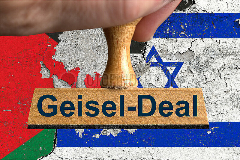 Symbolischer Stempel Geisel-Deal