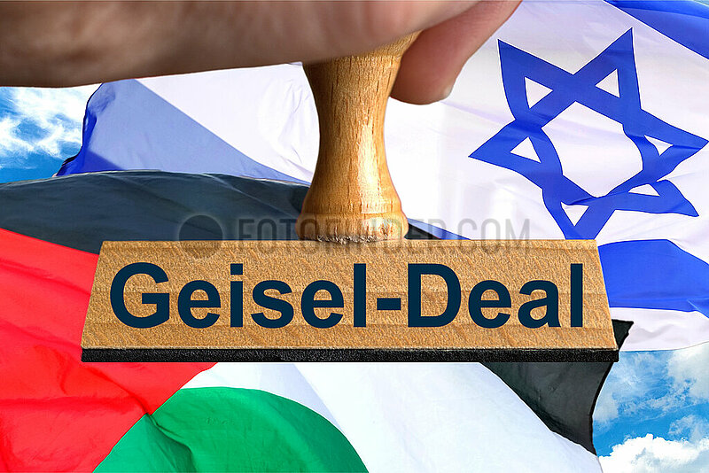 Symbolischer Stempel Geisel-Deal