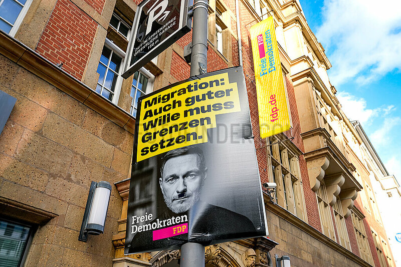 FDP Wahlplakat in Berlin