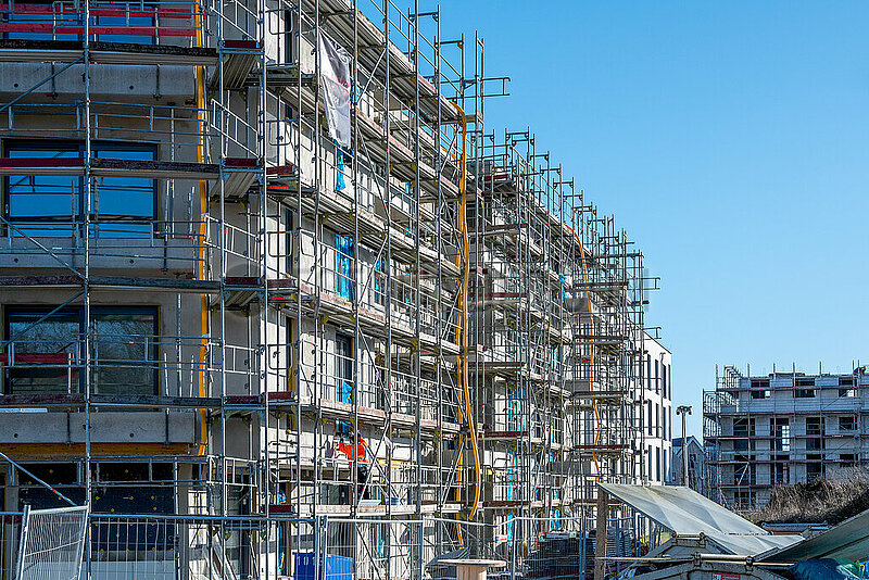 Baustelle in Schleswig