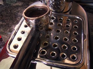 Kolben einer Kaffemaschine