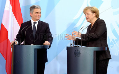 Faymann + Merkel