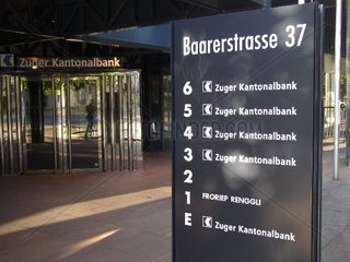 Zuger Kantonalbank in Zug (Schweiz)