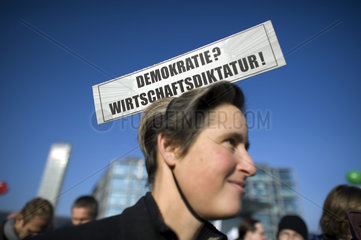 Banken in die Schranken - Occupy Protest  Berlin