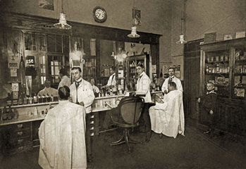 Friseursalon  Breslau  1910