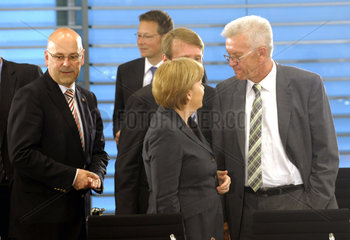 Albig + Merkel + Kretschmann