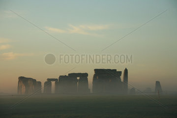 GB Stonehenge - Morgenstimmung