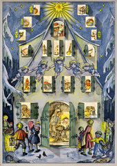 alter Adventskalender  um 1949