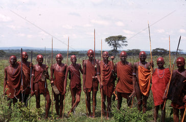traditionelle afrikanische Krieger