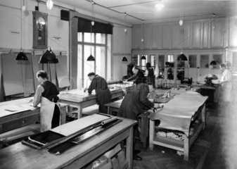 Arbeiter in der Textilindustrie