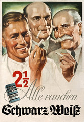 Zigarettenwerbung  Raucher  1928