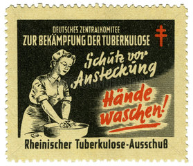 Kampf gegen die Tuberkulose  Werbemarke  1950