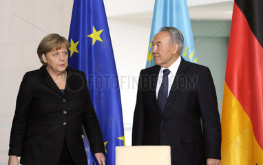 Merkel + Nasarbajew