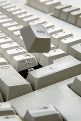 Help Taste springt aus der Tastatur heraus