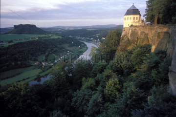 Elbblick von der Festung Koenigsstein