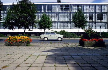 Bauhausgebaude in Dessau.