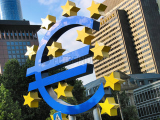 Europaeische Zentralbank in Frankfurt / Main.