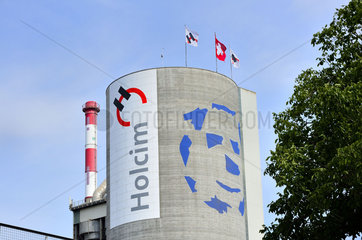 Holcim Zement-Werk in Siggenthal  Schweiz.