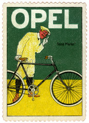 Opel Fahrraeder  Reklamemarke  1912