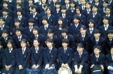 Gruppenfoto einer Schulklasse