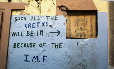 Graffiti gegen IWF